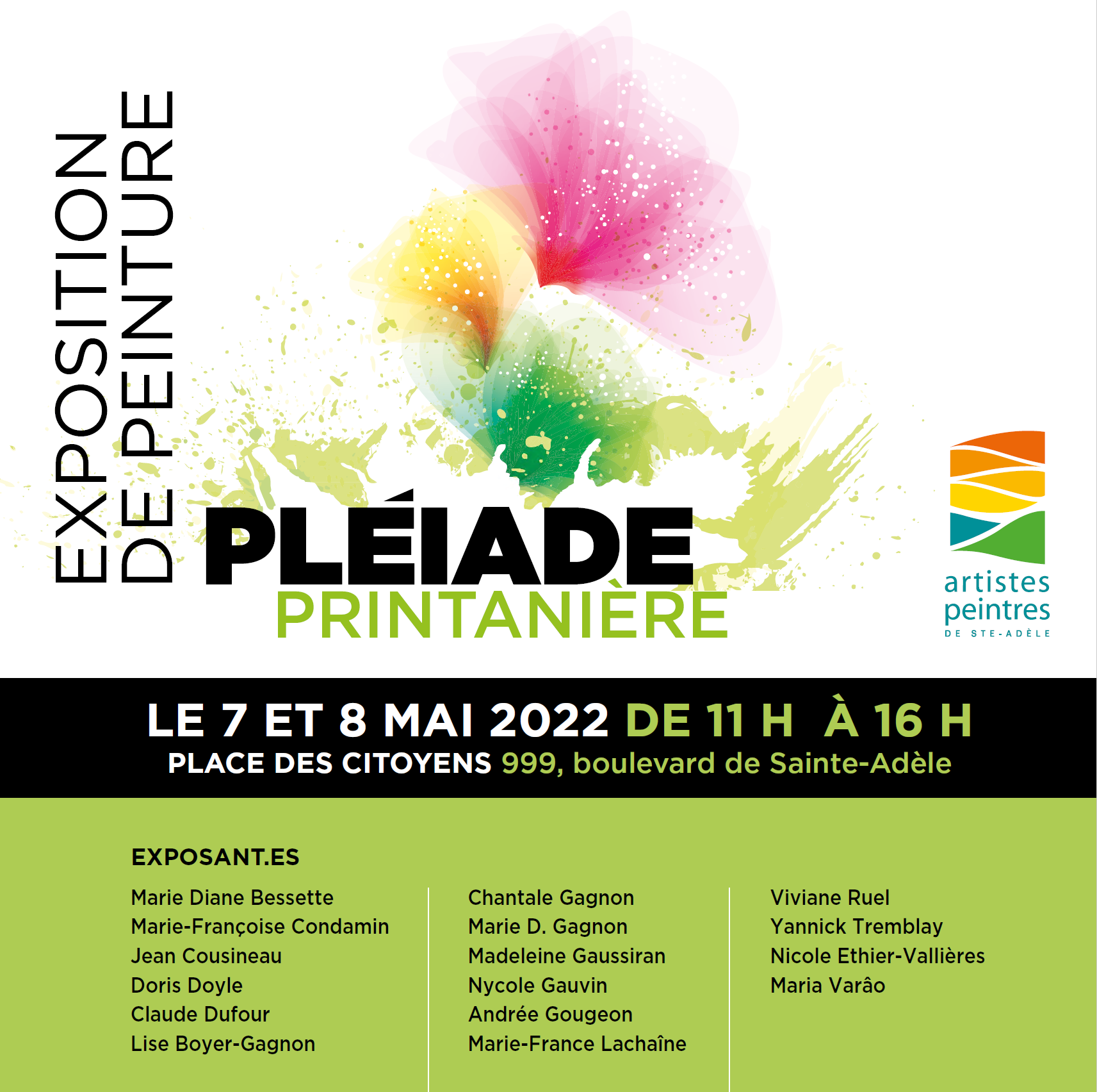 Invitation Pléiade Printanière